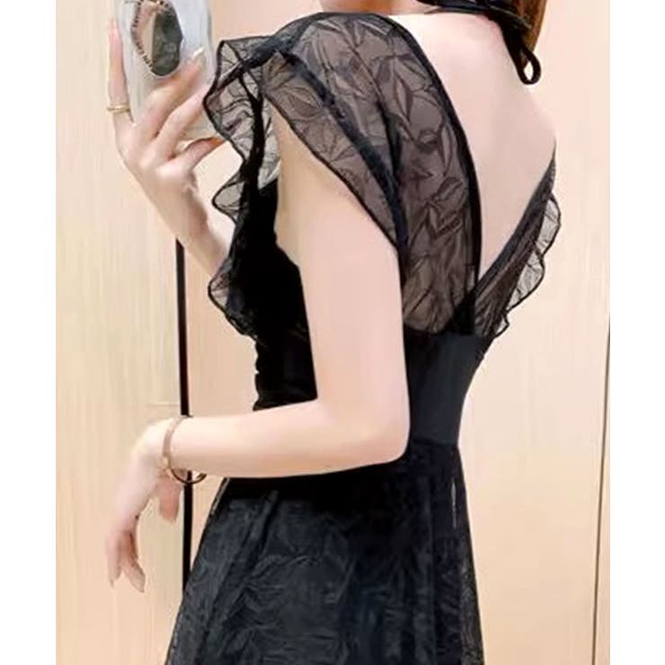 レースワンピース水着 カシュクール フリル | Riff | 詳細画像13 