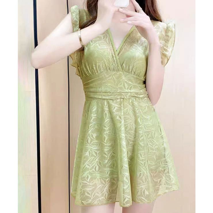 レースワンピース水着 カシュクール フリル | Riff | 詳細画像14 