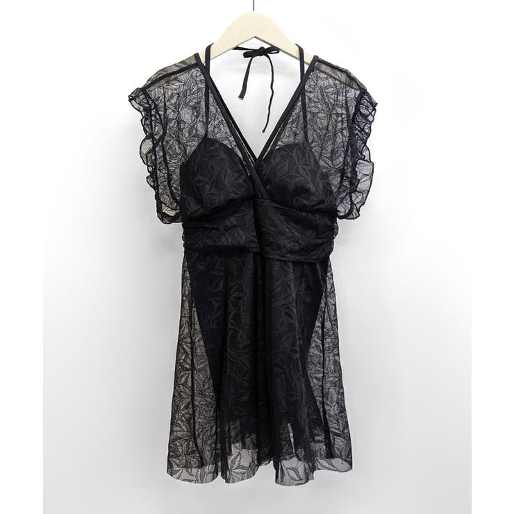 レースワンピース水着 カシュクール フリル | Riff | 詳細画像21 