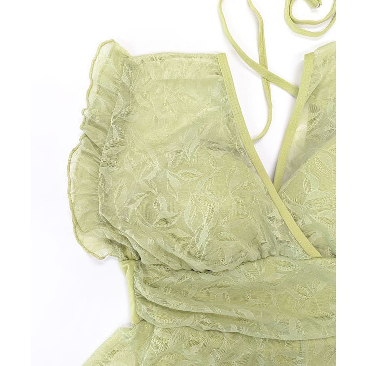 レースワンピース水着 カシュクール フリル | Riff | 詳細画像24 