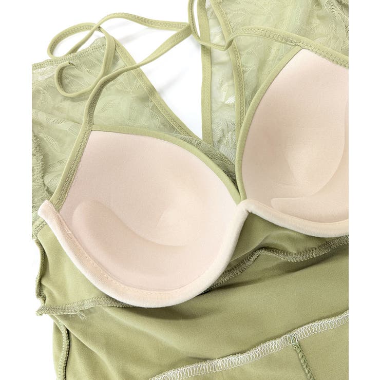 レースワンピース水着 カシュクール フリル | Riff | 詳細画像26 