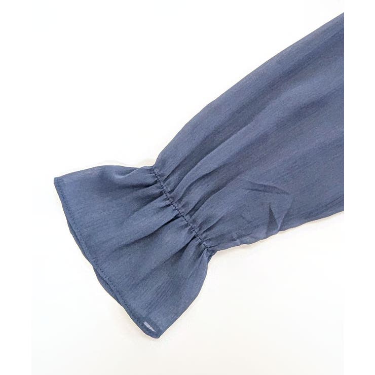 フリルシアーリボンブラウス ボウタイ ラッフルフリル | Riff | 詳細画像27 