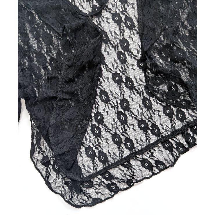 フリルレースカーディガン ショート丈 リボン | Riff | 詳細画像42 