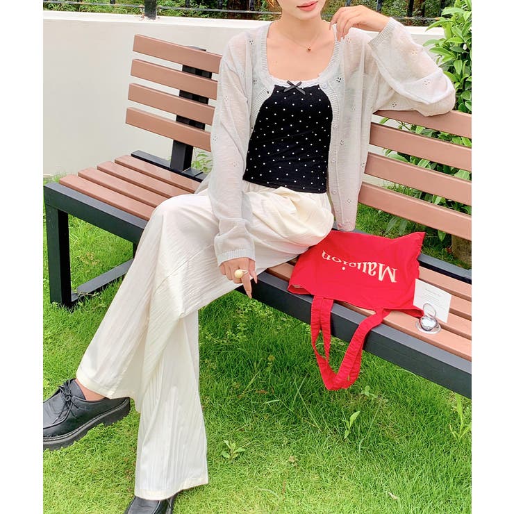 シアーニットカーディガン ニットカーデ サマーニット | Riff | 詳細画像12 