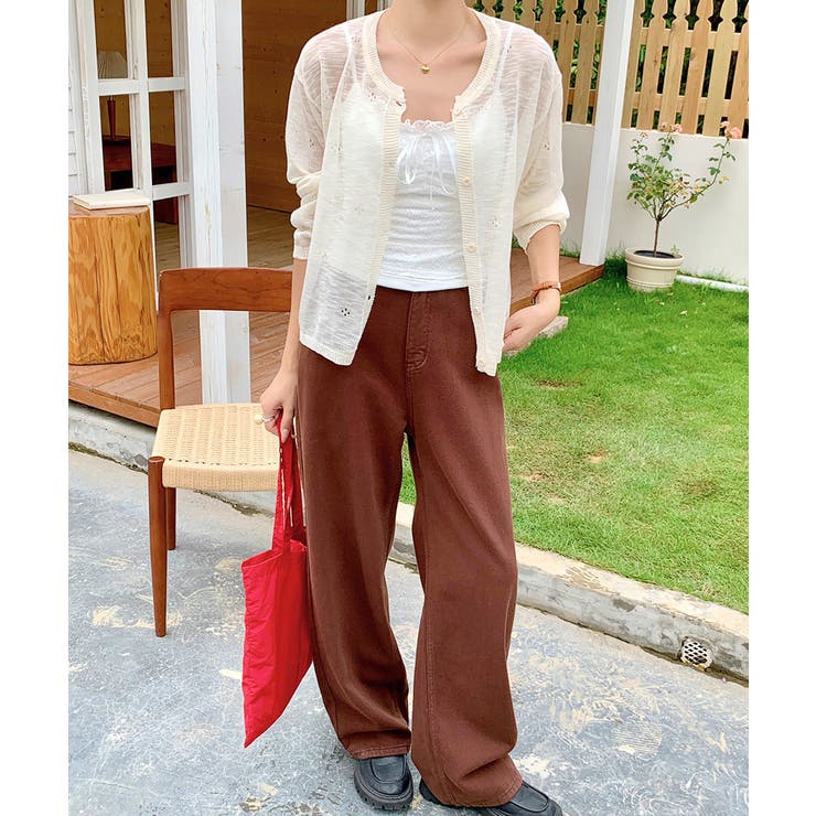 シアーニットカーディガン ニットカーデ サマーニット | Riff | 詳細画像26 