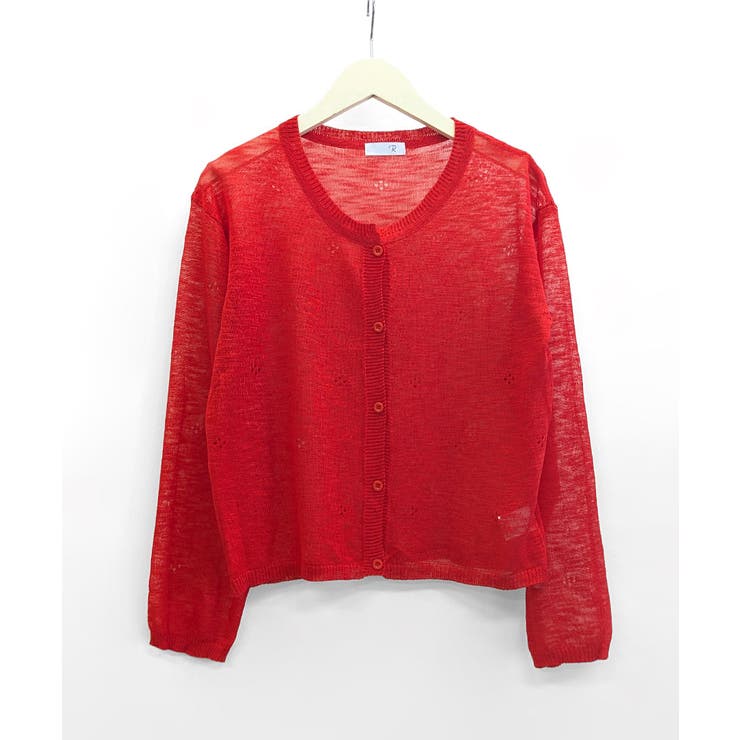 シアーニットカーディガン ニットカーデ サマーニット | Riff | 詳細画像32 