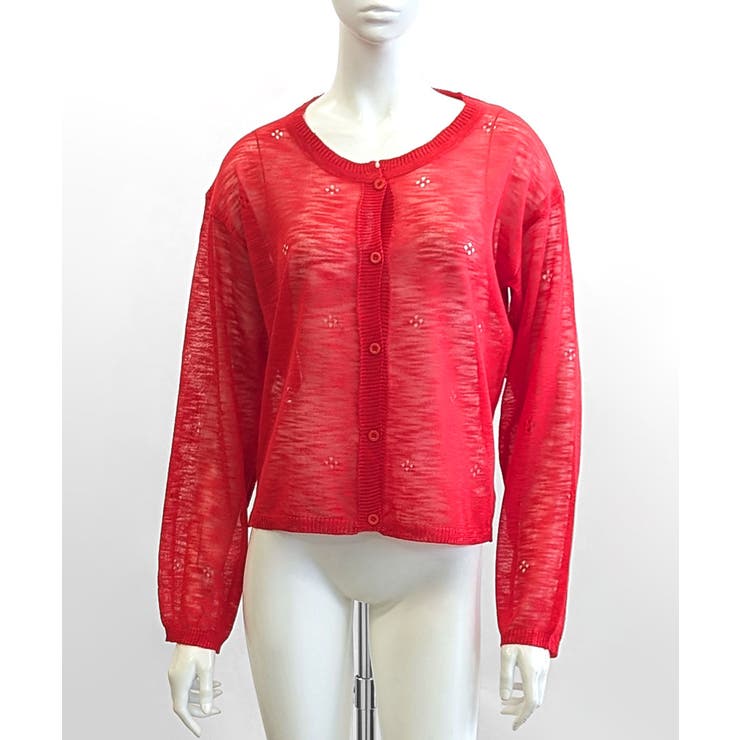 シアーニットカーディガン ニットカーデ サマーニット | Riff | 詳細画像34 