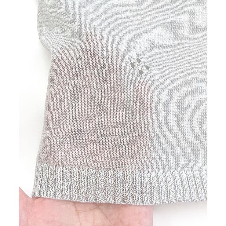 シアーニットカーディガン ニットカーデ サマーニット | Riff | 詳細画像42 