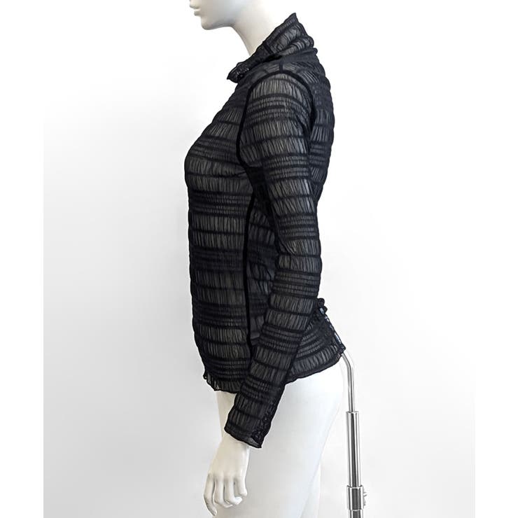 メロウハイネックシアートップス フリル レース | Riff | 詳細画像25 