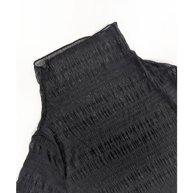 メロウハイネックシアートップス フリル レース | Riff | 詳細画像27 