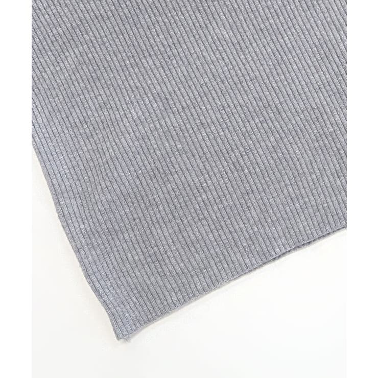 スクエアネックリブトップス リブニット 薄手ニット | Riff | 詳細画像43 