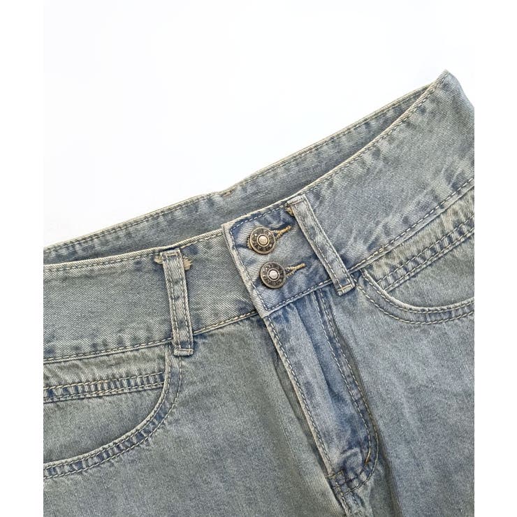 デニムミニスカート ショート丈スカート 切りっぱなし | Riff | 詳細画像19 