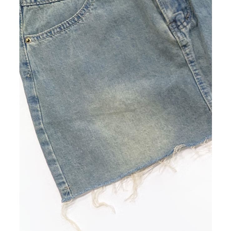 デニムミニスカート ショート丈スカート 切りっぱなし | Riff | 詳細画像21 