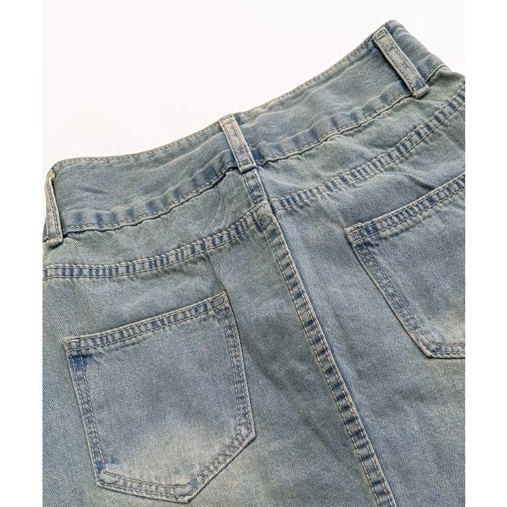 デニムミニスカート ショート丈スカート 切りっぱなし | Riff | 詳細画像23 