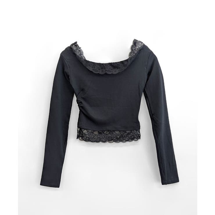 レース切り替えオフショル ワンショル ストレッチ | Riff | 詳細画像23 