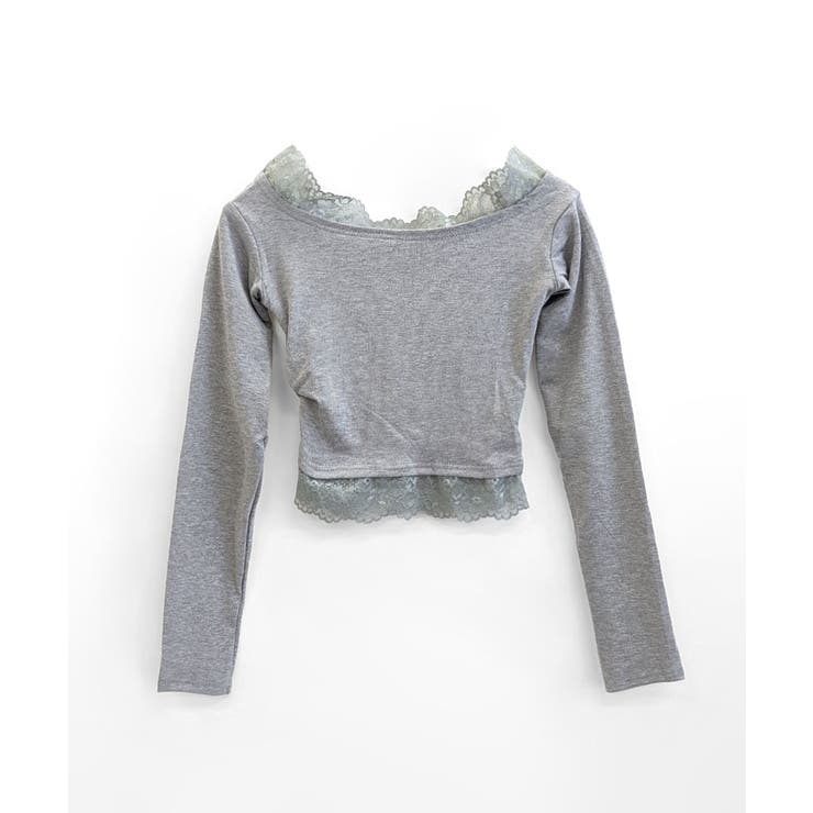 レース切り替えオフショル ワンショル ストレッチ | Riff | 詳細画像24 