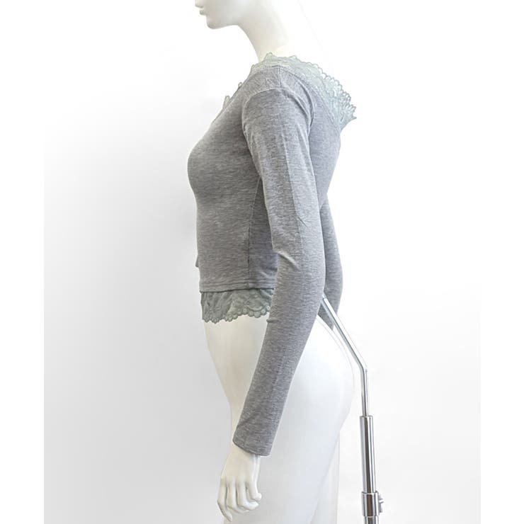 レース切り替えオフショル ワンショル ストレッチ | Riff | 詳細画像27 