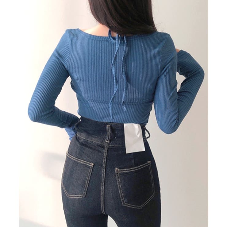 金具付きボレロ＆ホルターキャミソール レイヤード 重ね着 | Riff | 詳細画像12 