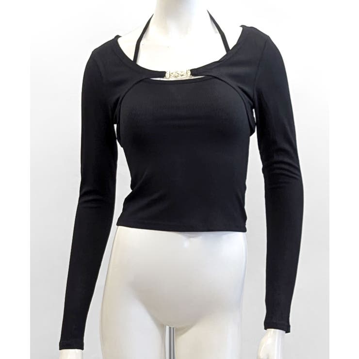 金具付きボレロ＆ホルターキャミソール レイヤード 重ね着 | Riff | 詳細画像26 