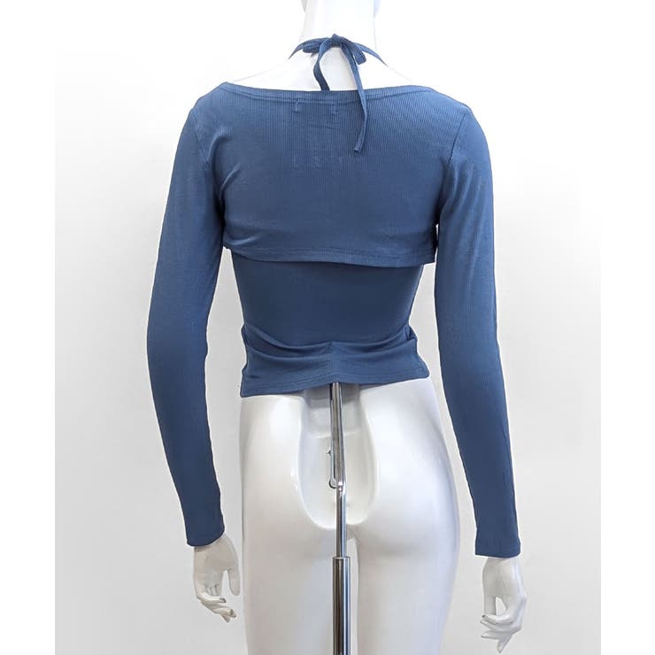 金具付きボレロ＆ホルターキャミソール レイヤード 重ね着 | Riff | 詳細画像31 