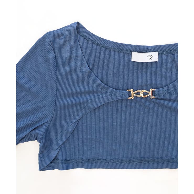 金具付きボレロ＆ホルターキャミソール レイヤード 重ね着 | Riff | 詳細画像32 