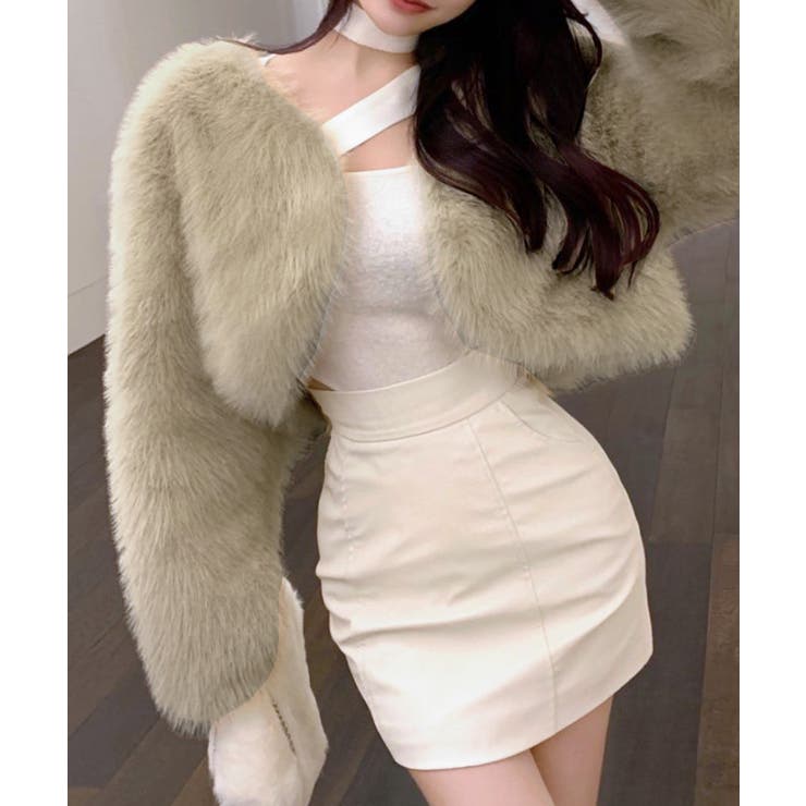 カラーファージャケット ショートコート ブルゾン | Riff | 詳細画像24 