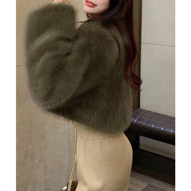 カラーファージャケット ショートコート ブルゾン | Riff | 詳細画像32 