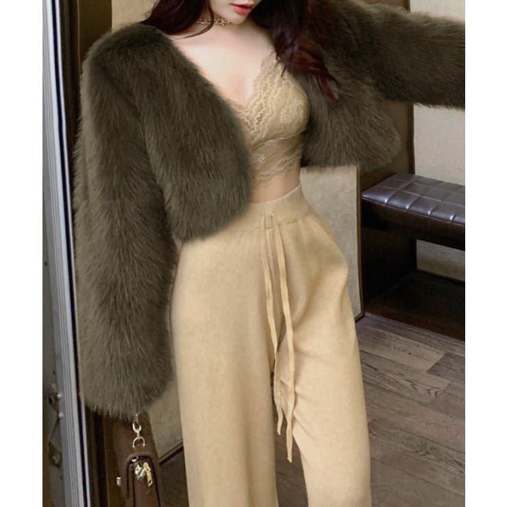 カラーファージャケット ショートコート ブルゾン | Riff | 詳細画像33 