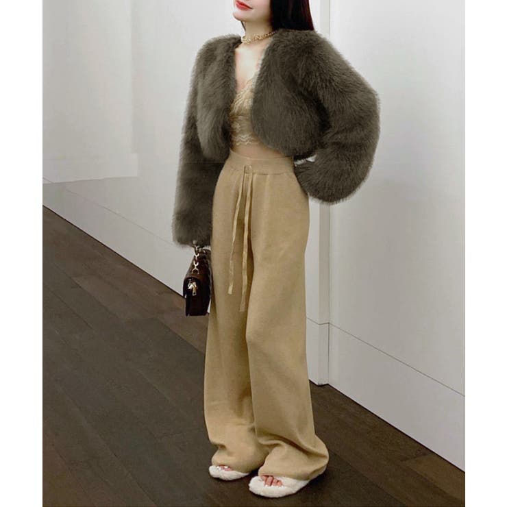 カラーファージャケット ショートコート ブルゾン | Riff | 詳細画像35 