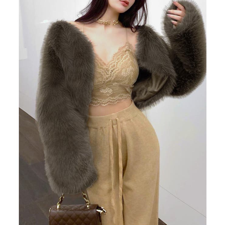 カラーファージャケット ショートコート ブルゾン | Riff | 詳細画像36 