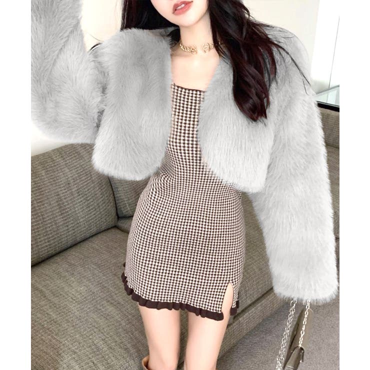 カラーファージャケット ショートコート ブルゾン | Riff | 詳細画像41 