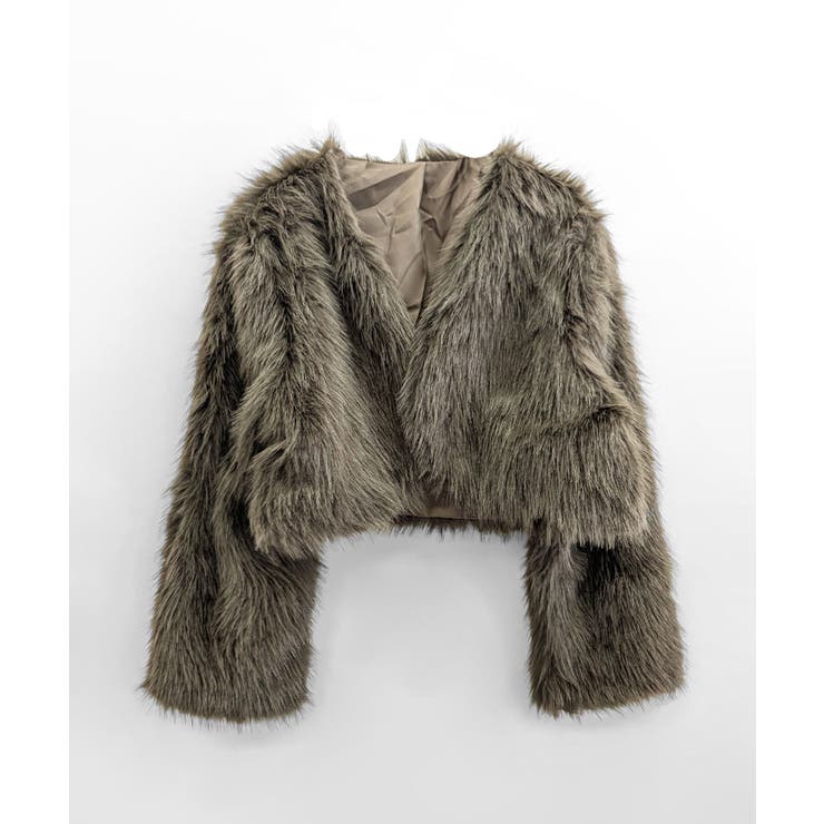 カラーファージャケット ショートコート ブルゾン | Riff | 詳細画像50 