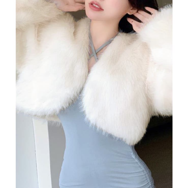 カラーファージャケット ショートコート ブルゾン | Riff | 詳細画像7 