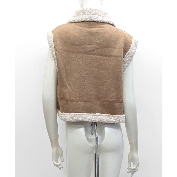 ムートンボアベスト ジップベスト ジャケット | Riff | 詳細画像37 