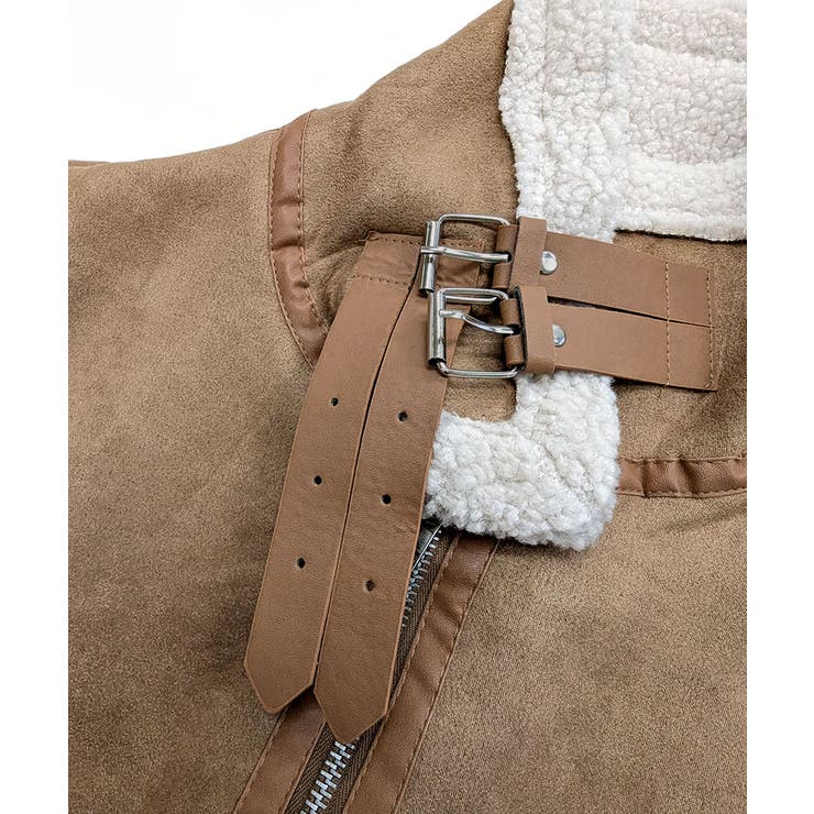 ムートンボアベスト ジップベスト ジャケット | Riff | 詳細画像39 