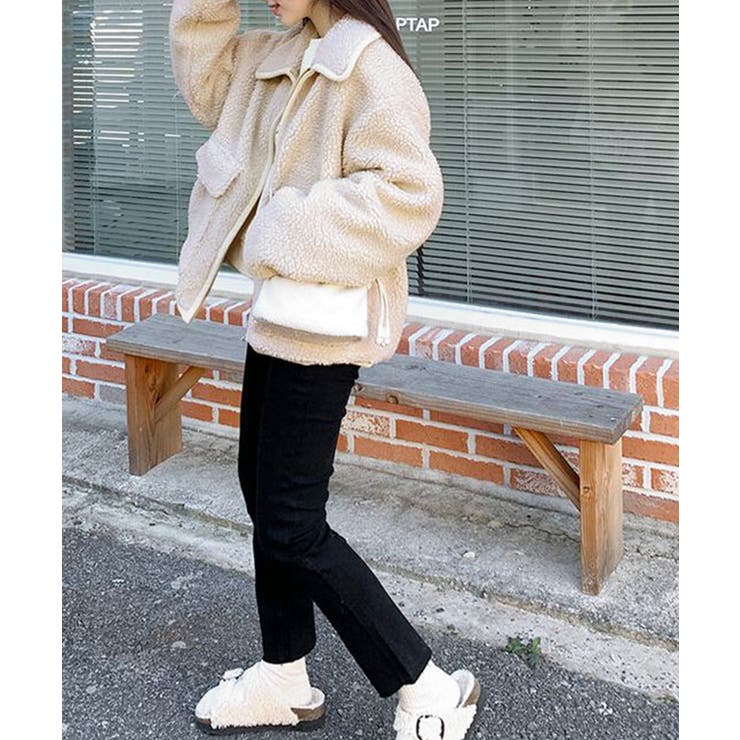 パイピングボアブルゾン ジャケット コート | Riff | 詳細画像17 