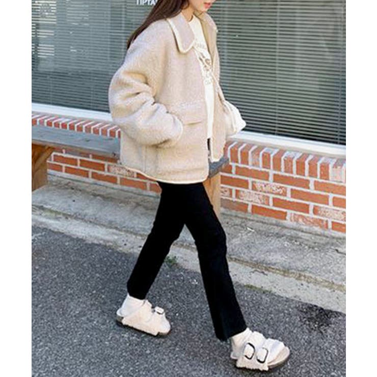 パイピングボアブルゾン ジャケット コート | Riff | 詳細画像18 