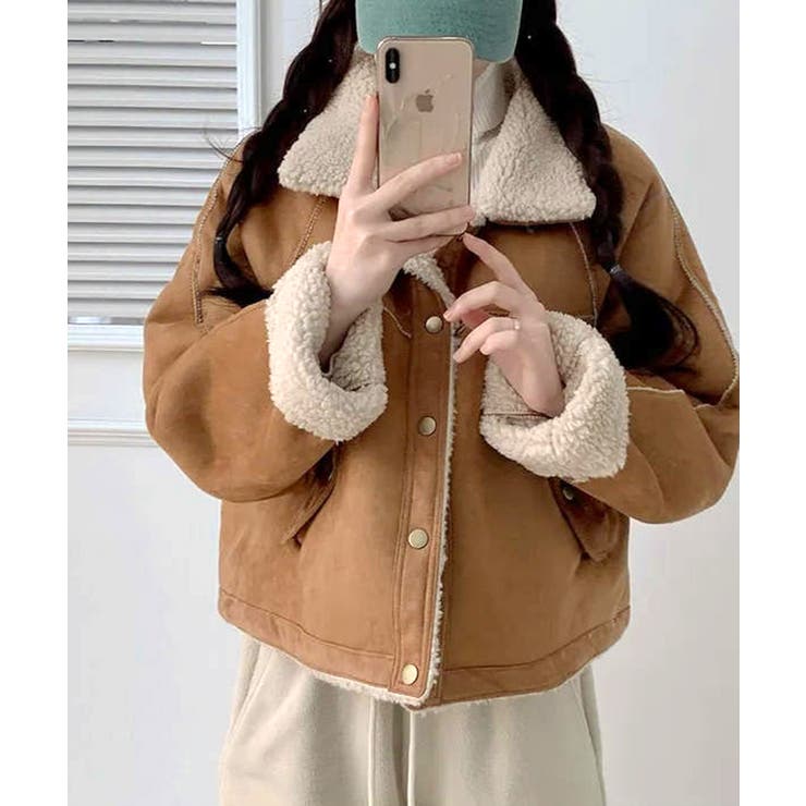 ムートンボアジャケット ブルゾン ジャケット | Riff | 詳細画像13 