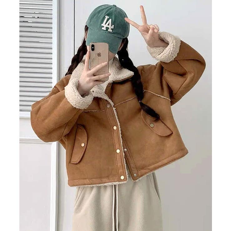 ムートンボアジャケット ブルゾン ジャケット | Riff | 詳細画像14 