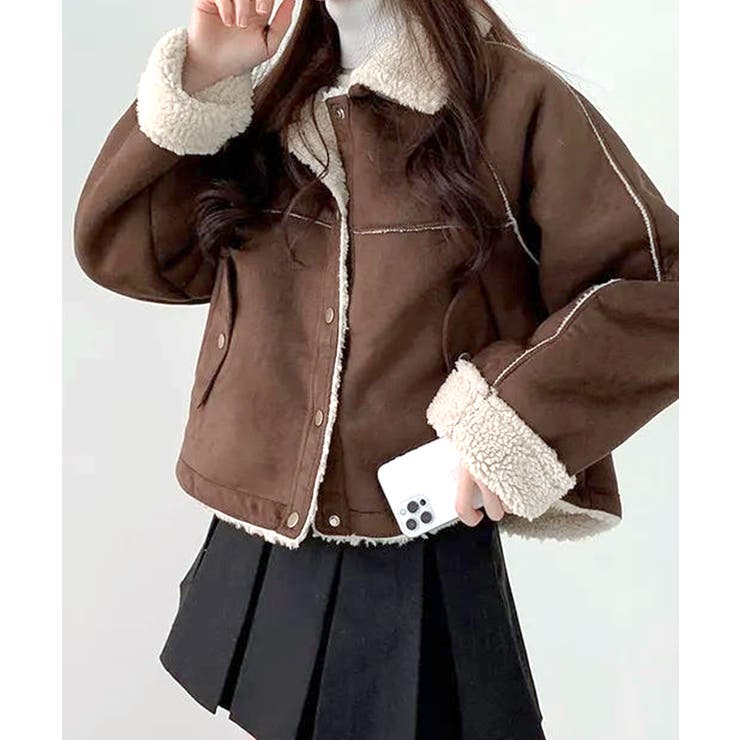 ムートンボアジャケット ブルゾン ジャケット | Riff | 詳細画像15 