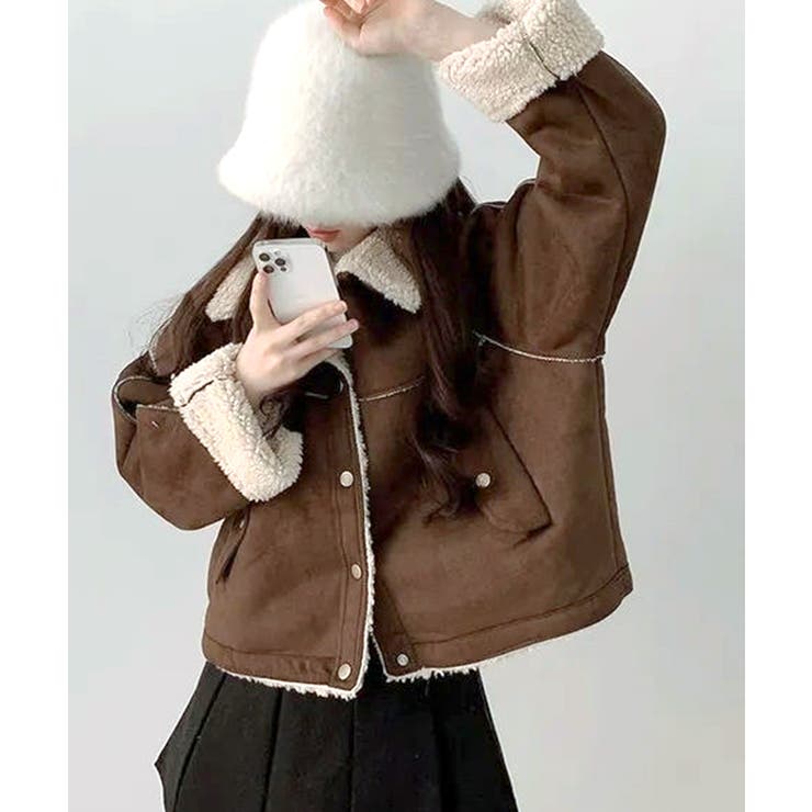 ムートンボアジャケット ブルゾン ジャケット | Riff | 詳細画像17 