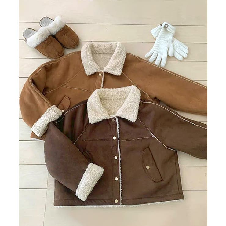 ムートンボアジャケット ブルゾン ジャケット | Riff | 詳細画像2 