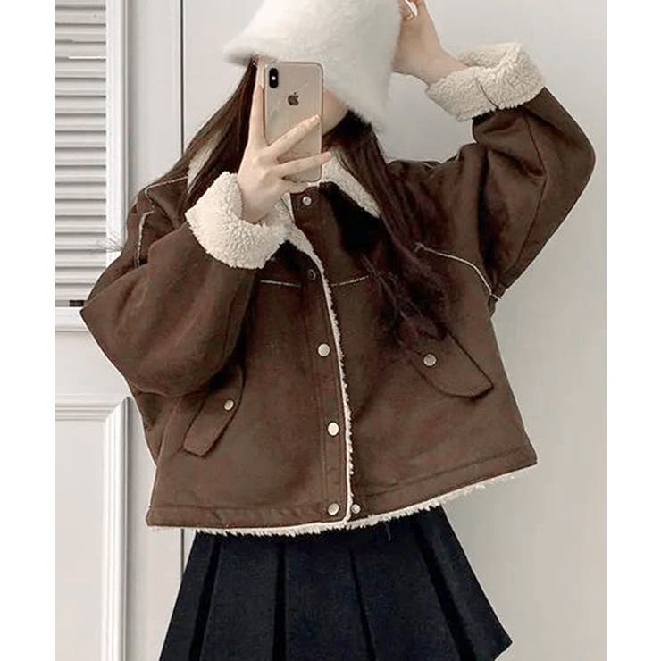 ムートンボアジャケット ブルゾン ジャケット | Riff | 詳細画像26 