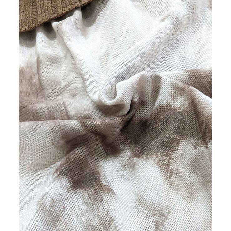 タイダイ柄オフショルトップス オフショルダー シアー | Riff | 詳細画像23 