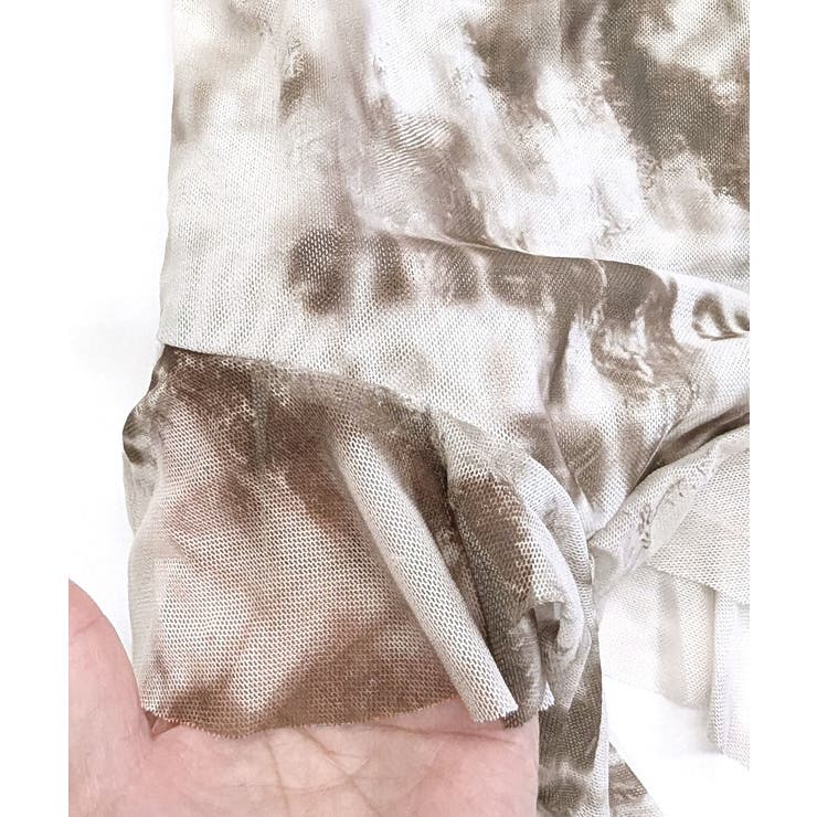 タイダイ柄オフショルトップス オフショルダー シアー | Riff | 詳細画像24 