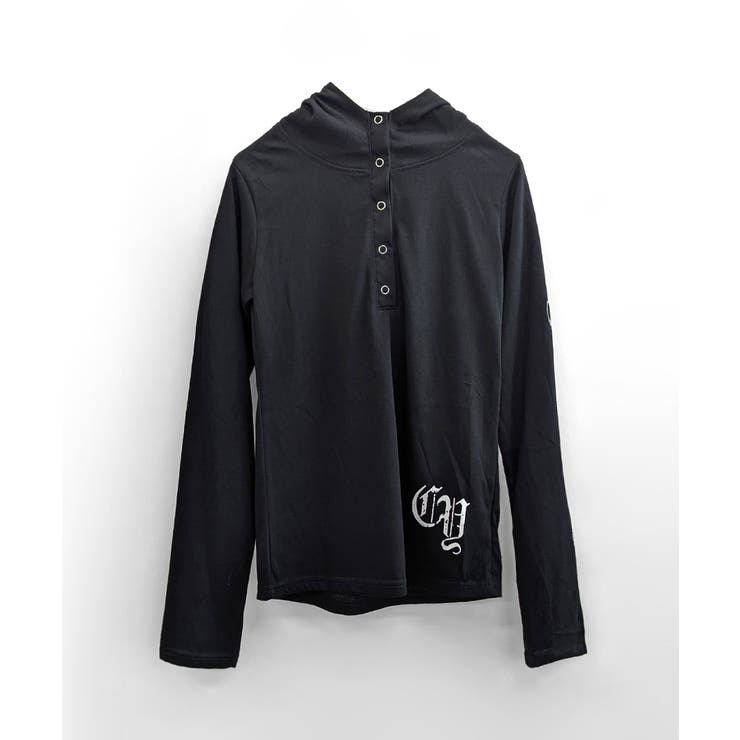 フード付き袖ロゴプリントパーカー ロンT 薄手パーカー | Riff | 詳細画像19 