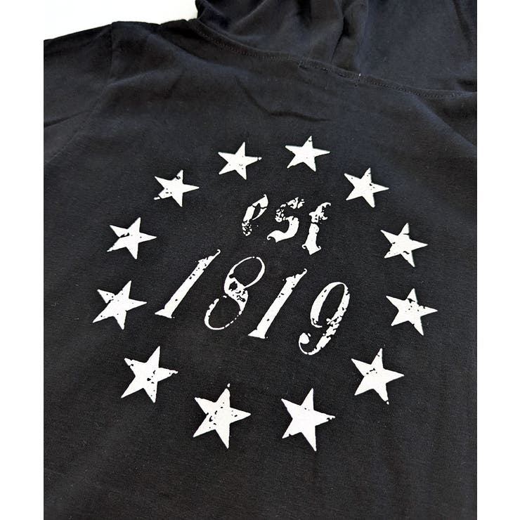 フード付き袖ロゴプリントパーカー ロンT 薄手パーカー | Riff | 詳細画像28 