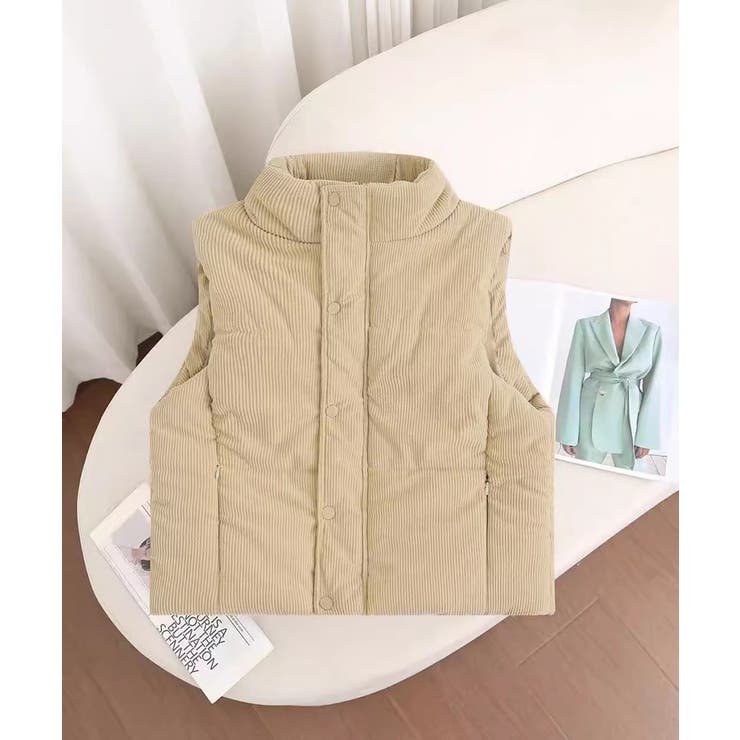 コーデュロイ中綿ベスト ダウンベスト ジャケット | Riff | 詳細画像24 