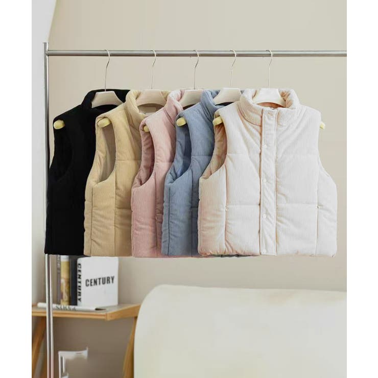 コーデュロイ中綿ベスト ダウンベスト ジャケット | Riff | 詳細画像3 