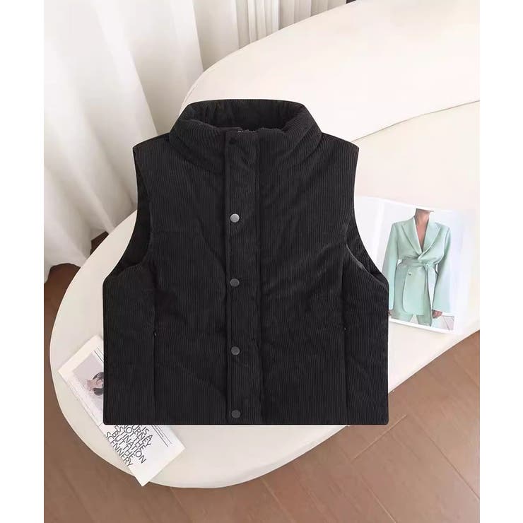 コーデュロイ中綿ベスト ダウンベスト ジャケット | Riff | 詳細画像8 